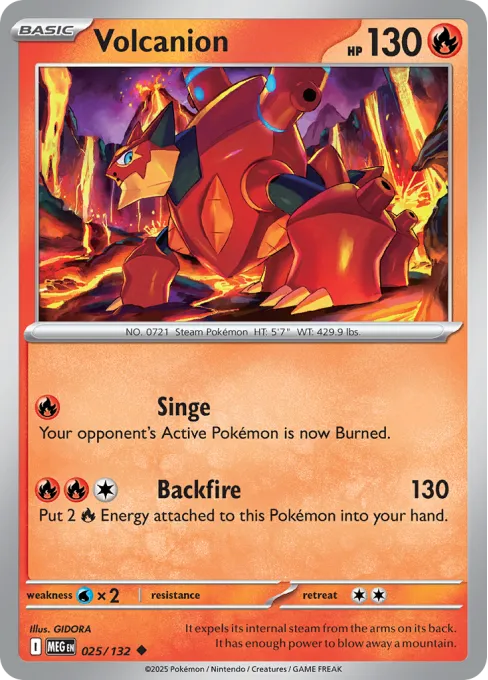 Volcanion - Reverse Holo
