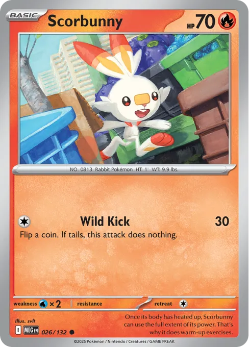 Scorbunny - Reverse Holo