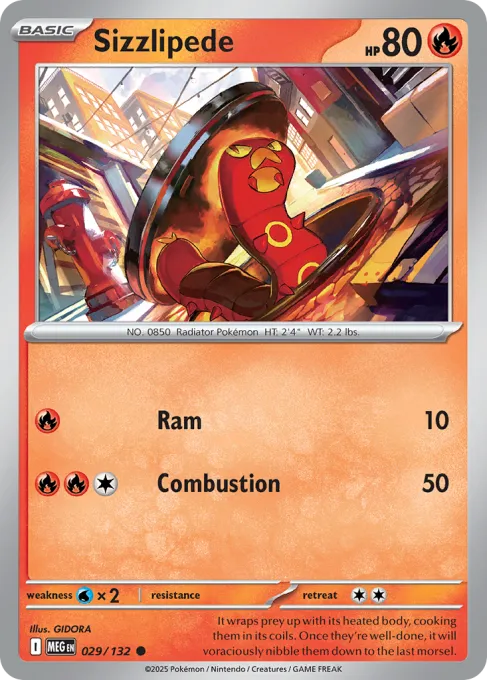 Sizzlipede - Reverse Holo