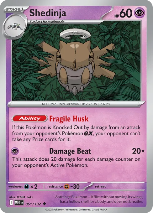 Shedinja - Reverse Holo