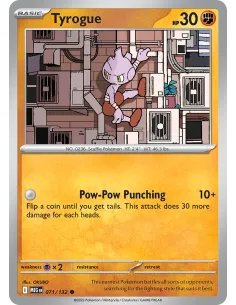 Tyrogue - Reverse Holo