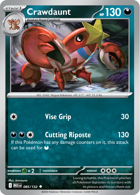 Crawdaunt - Reverse Holo