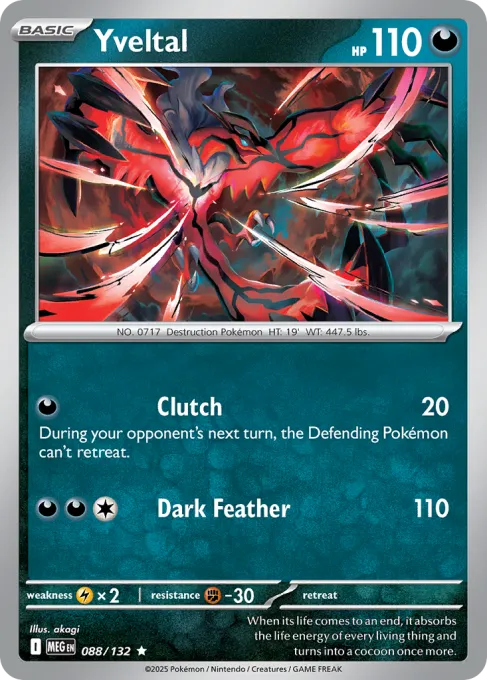 Yveltal - Reverse Holo
