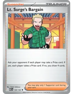 Lt. Surge's Bargain - Reverse Holo