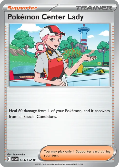 Pokémon Center Lady - Reverse Holo