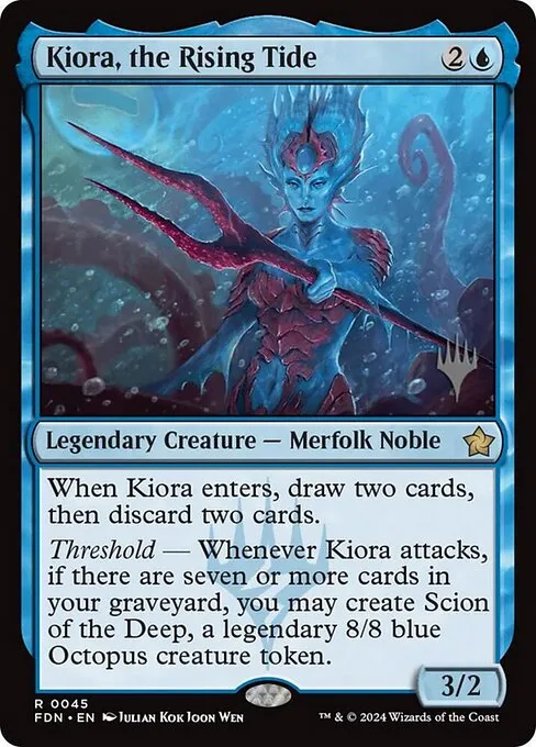 Kiora, the Rising Tide - Foil