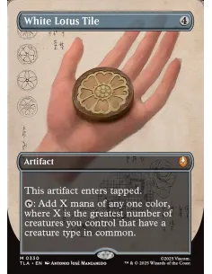 White Lotus Tile - Foil