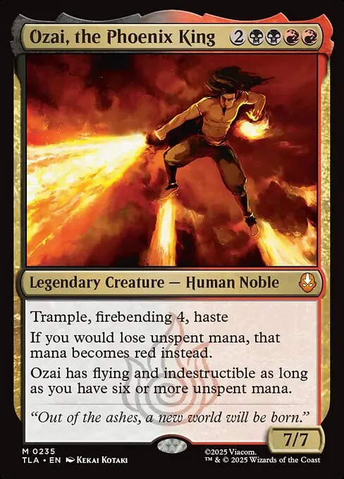 Ozai, the Phoenix King - Foil