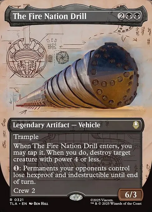 The Fire Nation Drill - Foil