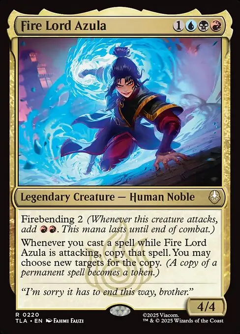 Fire Lord Azula - Foil