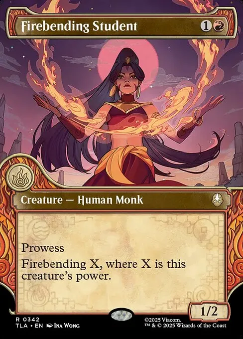 Firebending Student - Foil