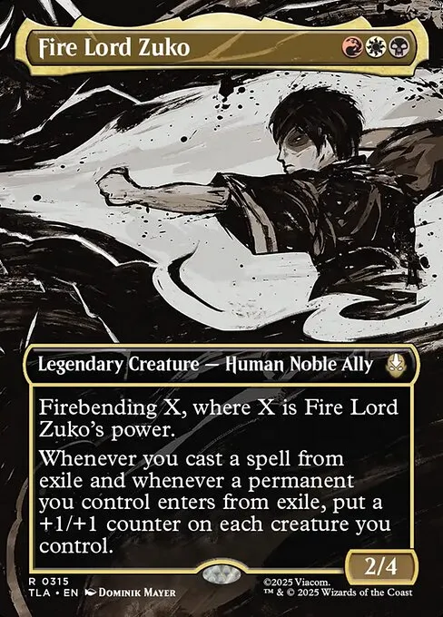 Fire Lord Zuko - Foil
