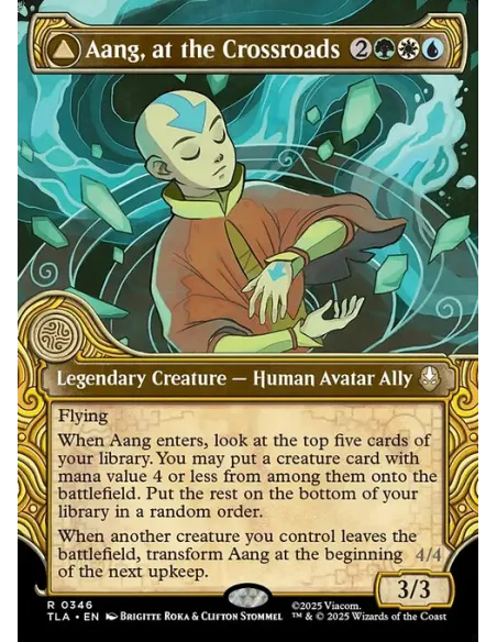 Aang, at the Crossroads // Aang, Destined Savior - Foil