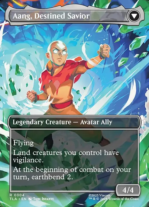 Aang, at the Crossroads // Aang, Destined Savior - Foil