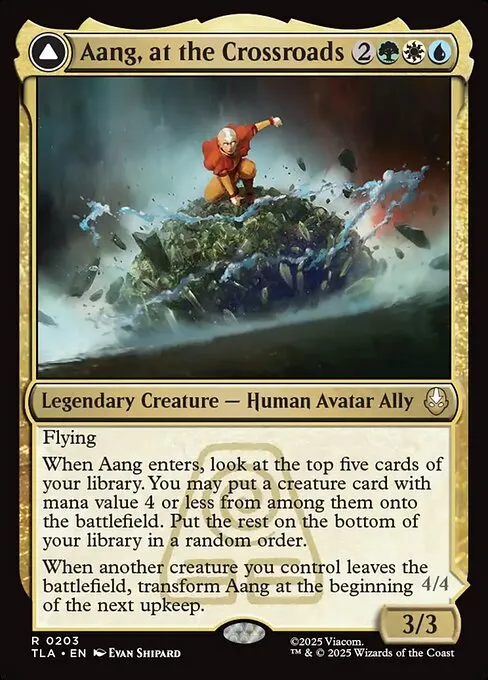 Aang, at the Crossroads // Aang, Destined Savior - Foil
