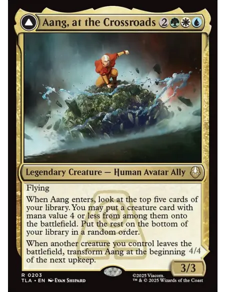 Aang, at the Crossroads // Aang, Destined Savior - Foil
