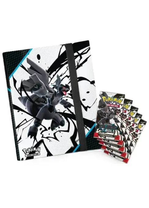 POKÉMON: SV 10.5 - BLACK BOLT & WHITE FLARE - Binder Collection (ZEKROM) (poškozený obal)
