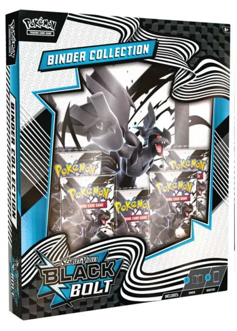 POKÉMON: SV 10.5 - BLACK BOLT & WHITE FLARE - Binder Collection (ZEKROM) (poškozený obal)