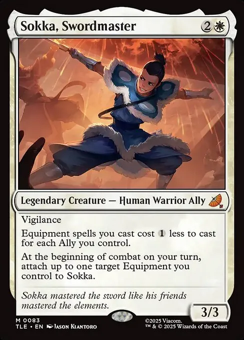 Sokka, Swordmaster - Foil