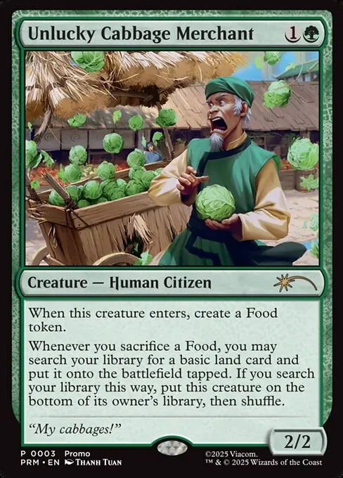 Unlucky Cabbage Merchant - Foil