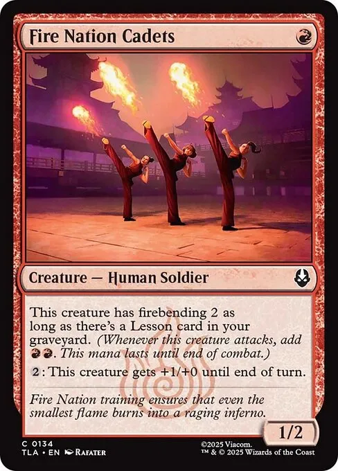 Fire Nation Cadets - Foil