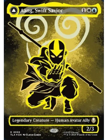 Aang, Swift Savior // Aang and La, Ocean's Fury - Foil