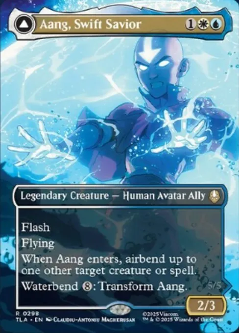 Aang, Swift Savior // Aang and La, Ocean's Fury - Foil