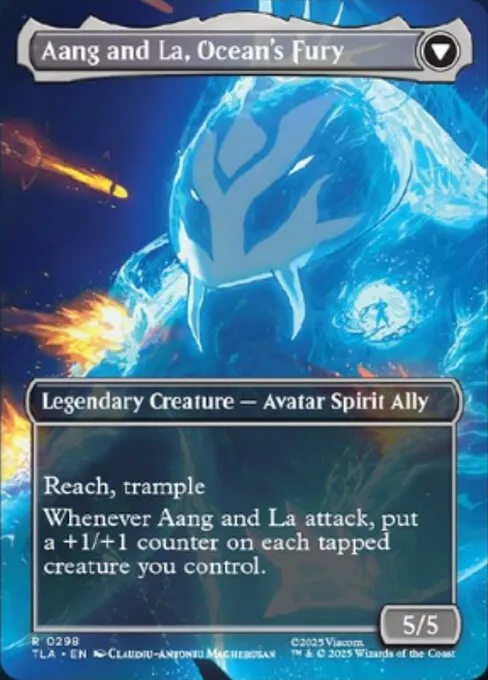 Aang, Swift Savior // Aang and La, Ocean's Fury - Foil