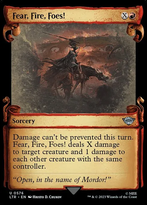 Fear, Fire, Foes! - Foil