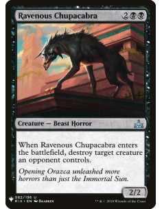 Ravenous Chupacabra