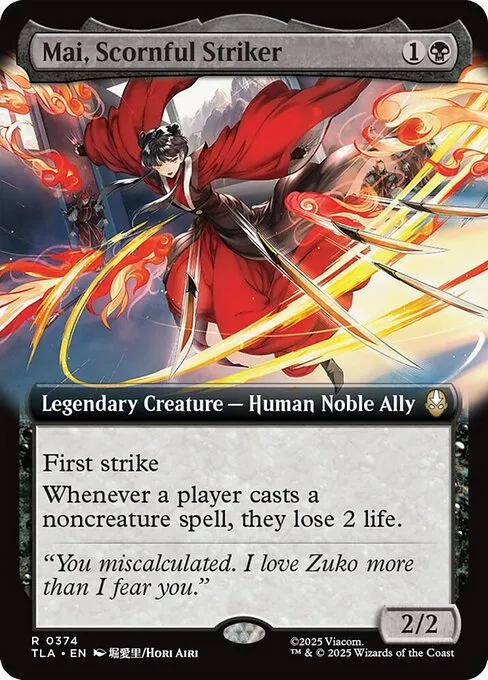 Mai, Scornful Striker