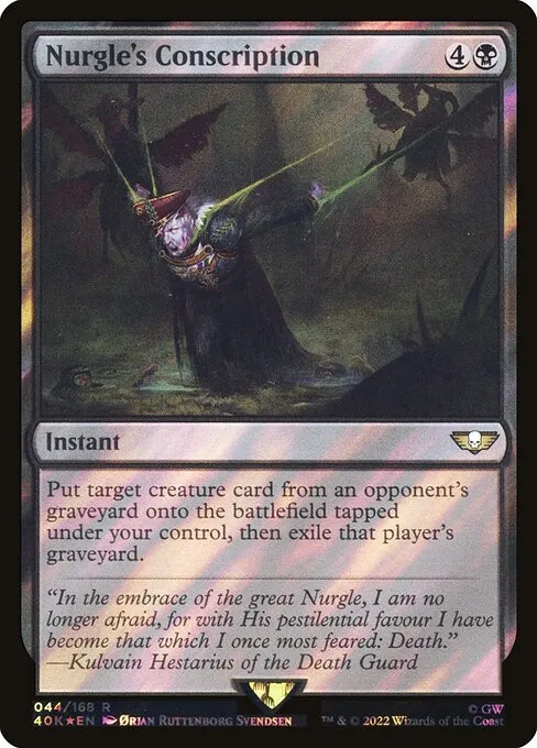 Nurgle's Conscription - Foil