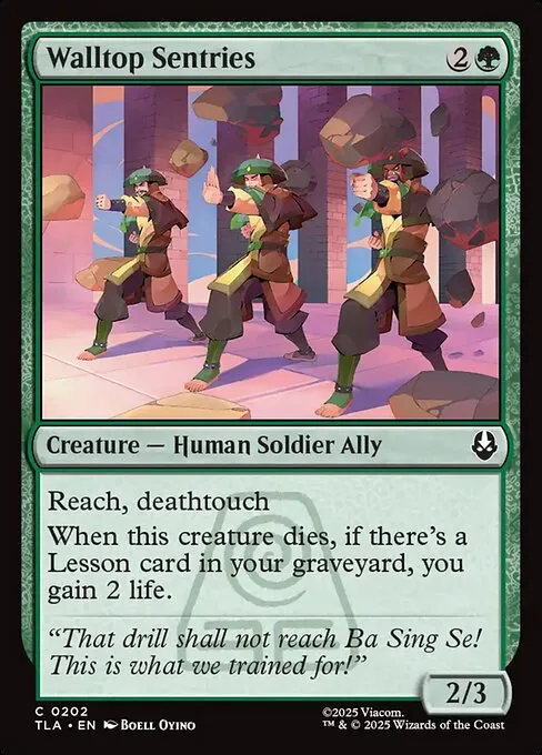 Walltop Sentries - Foil