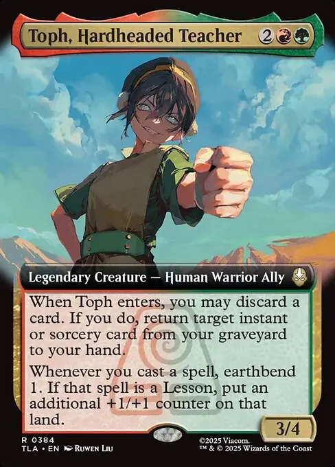 Toph, Hardheaded Teacher - Foil
