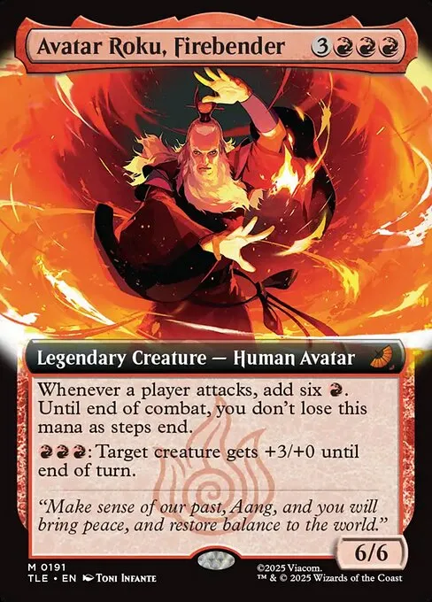 Avatar Roku, Firebender - Foil