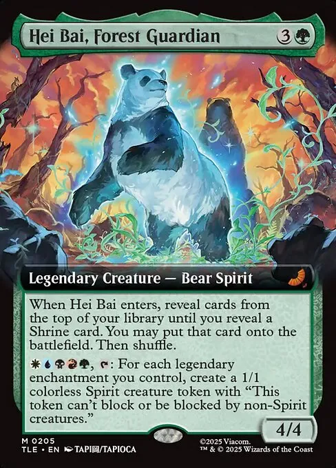 Hei Bai, Forest Guardian - Foil