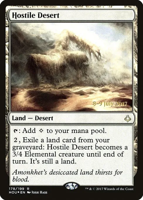 Hostile Desert - Foil