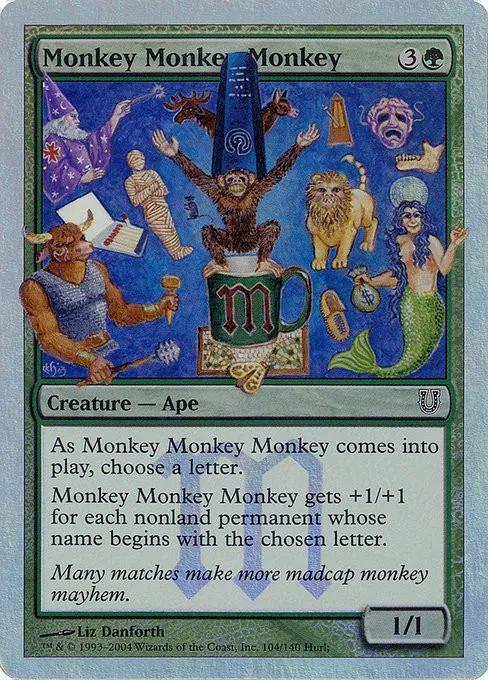 Monkey Monkey Monkey - Foil