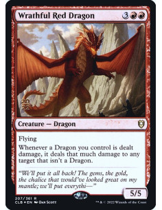 Wrathful Red Dragon - Foil
