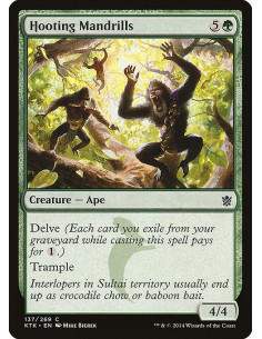 Hooting Mandrills - Foil