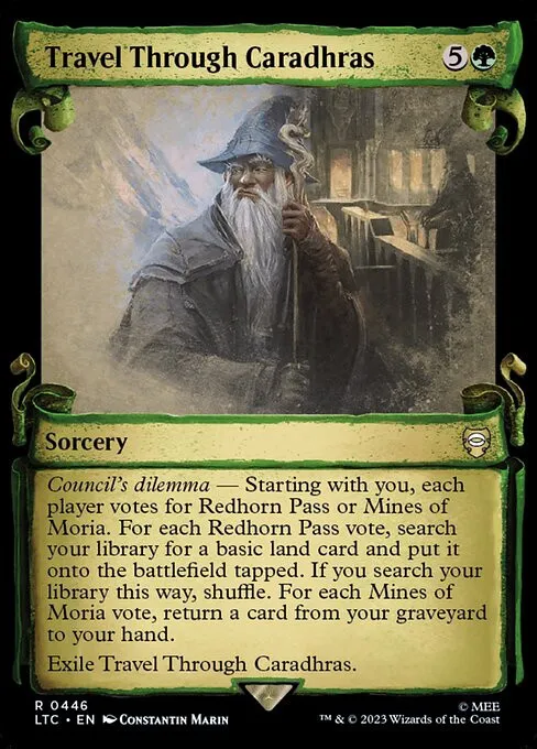 Travel Through Caradhras - Foil