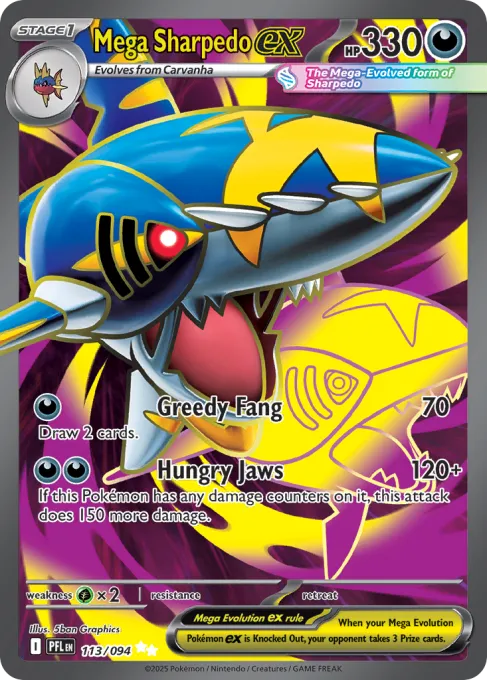 Mega Sharpedo ex