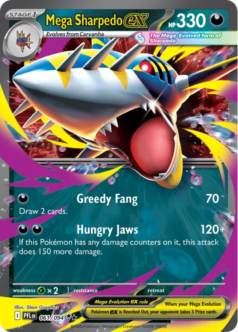 Mega Sharpedo ex