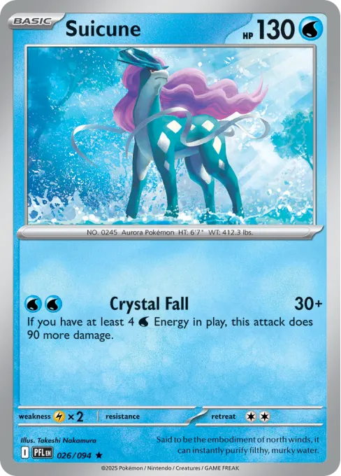 Suicune - Reverse Holo