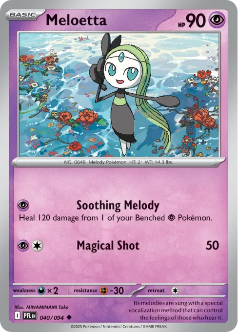 Meloetta - Reverse Holo