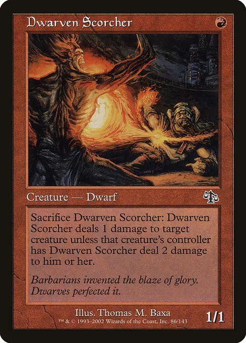 Dwarven Scorcher - Foil