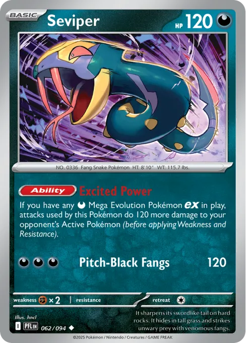 Seviper - Reverse Holo