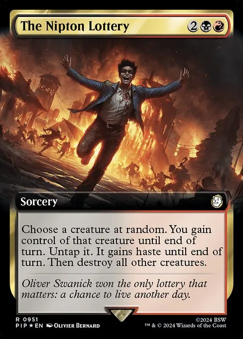 The Nipton Lottery - Foil