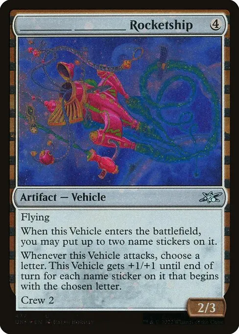 _____ _____ Rocketship - Foil