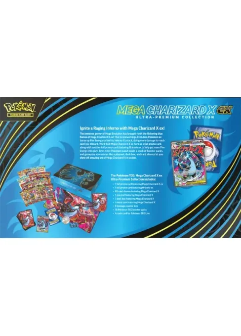 POKÉMON: MEGA CHARIZARD X ex - Ultra Premium Collection